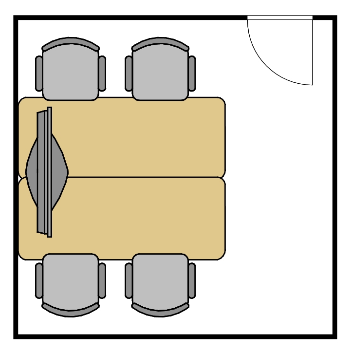 1号室間取り写真